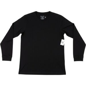 Weatherproof 32 Degrees Heat Mens Black Long Sleeve Crew Neck Thermal Tee M NEW